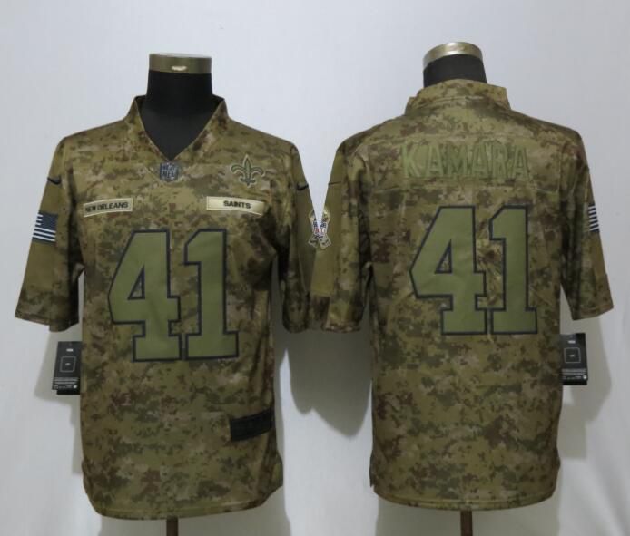 Men New Orleans Saints #41 Kamara Nike Camo Salute to Service Limited NFL Jerseys